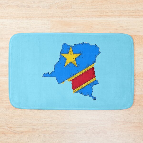 Item preview, Democratic Republic of the Congo Zaire Map With Flag designed and sold by Havocgirl.