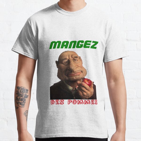 Mangez des pommes (jacques Chirac) T-shirt classique