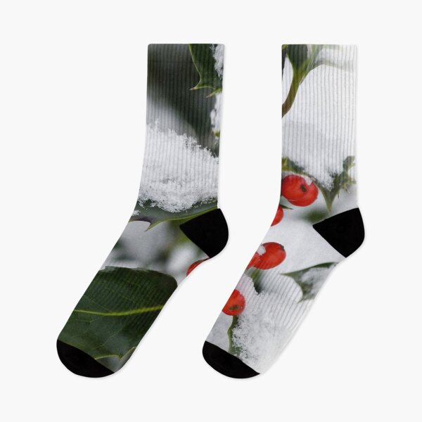 Item preview, Holly berries in the snow designed and sold by HaleyRedshaw.