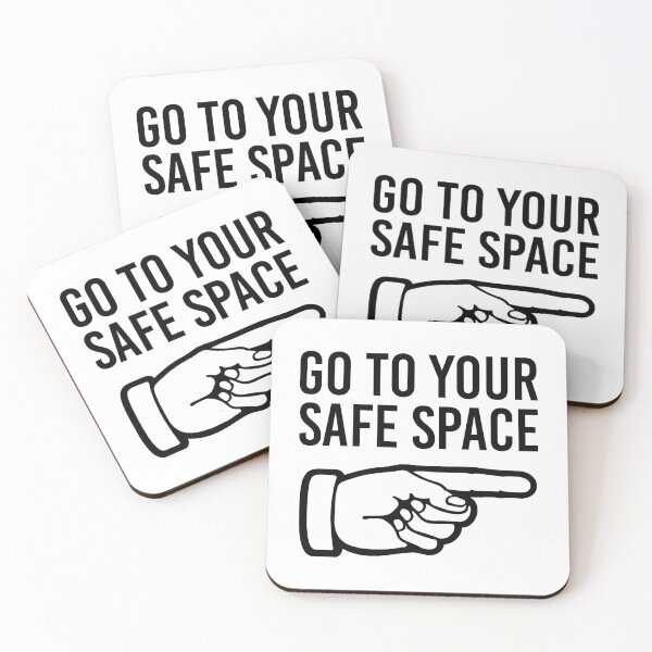 Item preview, Go to your Safe Space (Black) designed and sold by TheLastStand.
