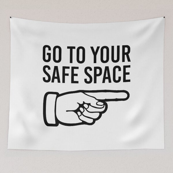 Item preview, Go to your Safe Space (Black) designed and sold by TheLastStand.