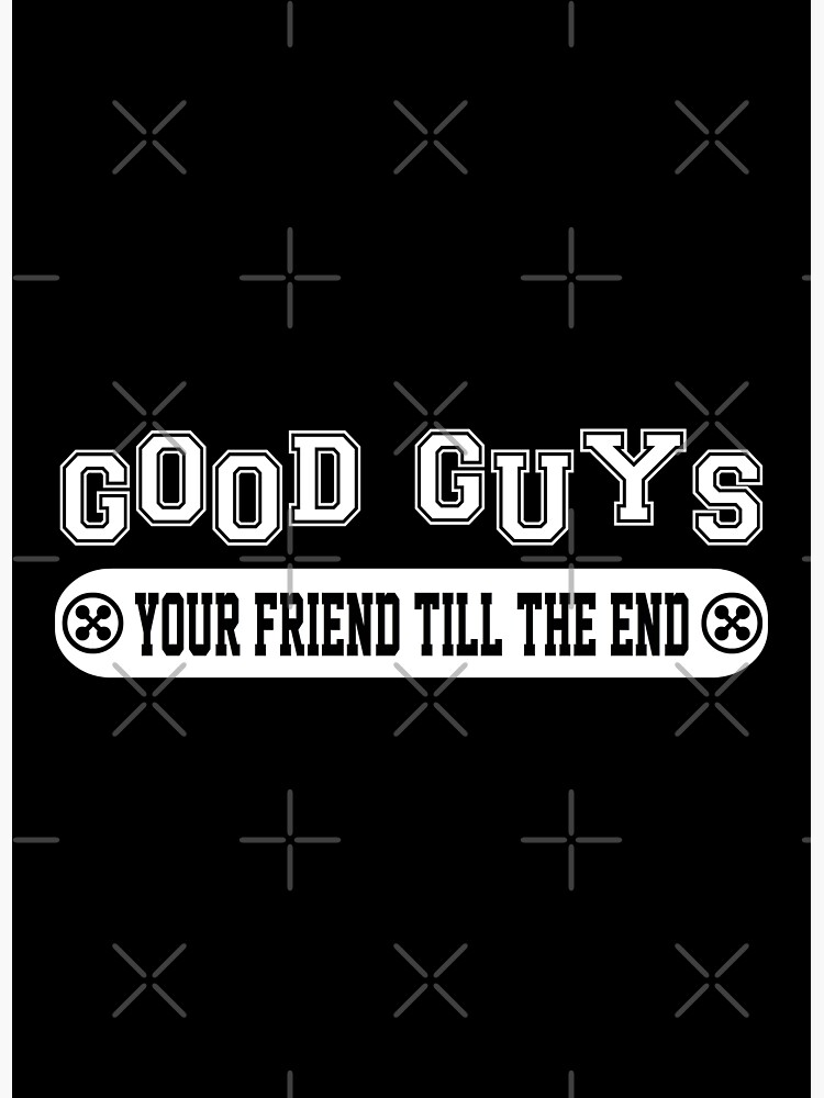 "Good Guys College Design " Sticker for Sale by robotghost Redbubble