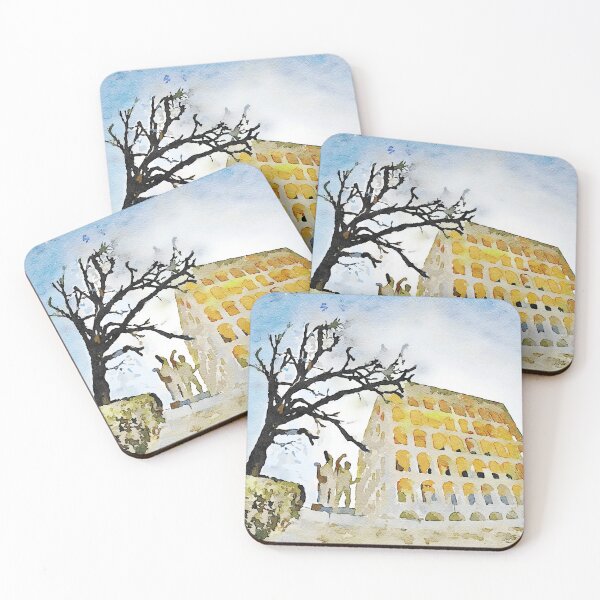 Item preview, Roma EUR: dry tree with palace arches and monument designed and sold by Giuseppe Cocco.
