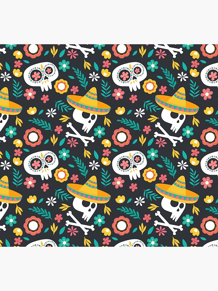 Halloween : Skulls of the Day of the Dead pattern by Kanae19
