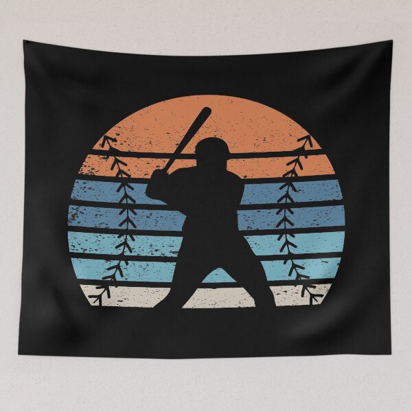 Item preview, Vintage Retro Baseball Softball Player 70s 80s Style designed and sold by mrsmitful.