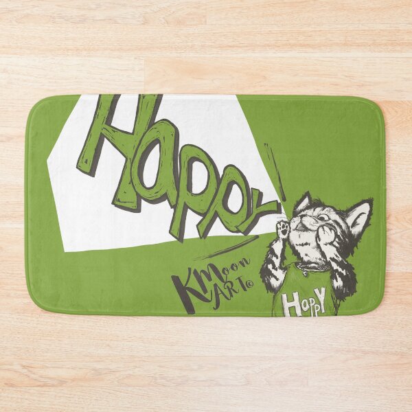 Item preview, Shouting Cat (Happy / Green) designed and sold by kmoonart.