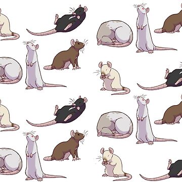 Rat Yoga All Over Tote Bag for Sale by MaineRatRescue