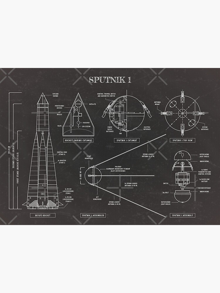 Sputnik (Blackboard) by BGALAXY