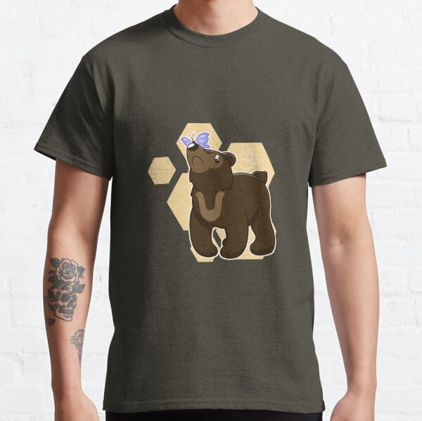 Bear and Butterfly T-shirt classique