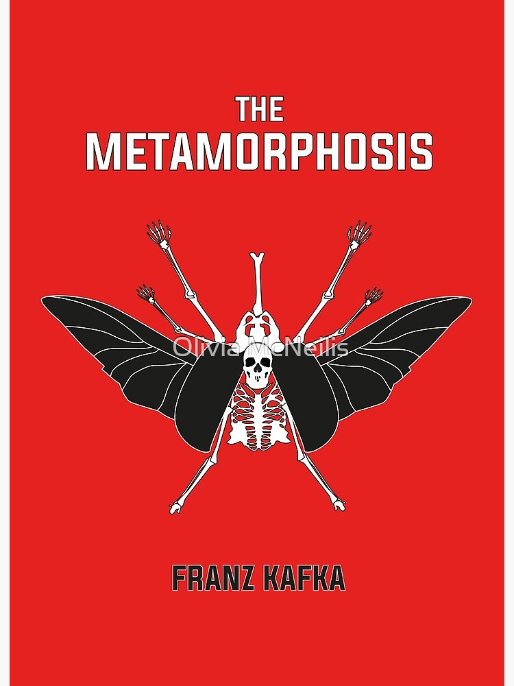 Impression Rigide La Metamorphose De Franz Kafka Affiche De Couverture De Livre D Art Par Oliviamcneilis Redbubble