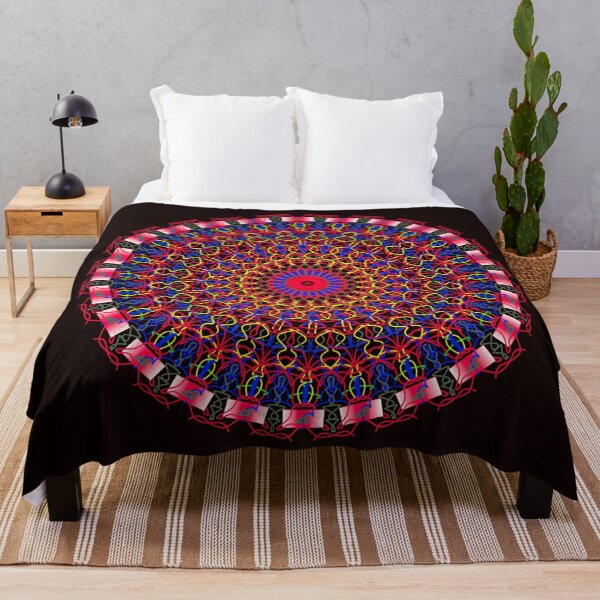 Item preview, Multicolored Mandala Psychedelic Graphic designed and sold by Crobin1961.