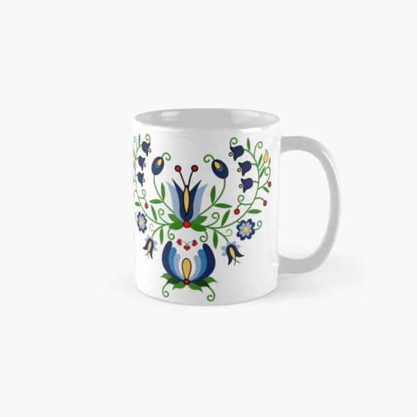 Item preview, Folk - beautiful heart shaped kashubian composition, white background designed and sold by FK-UK.