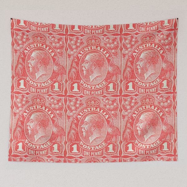Item preview, Australia KGV Postage Stamp 1 Penny Red designed and sold by Duncan-Mac.