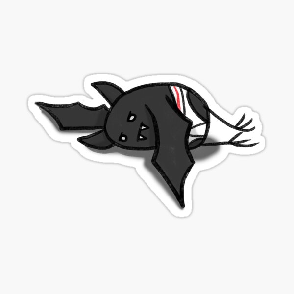 The Lazy Vampire Sticker