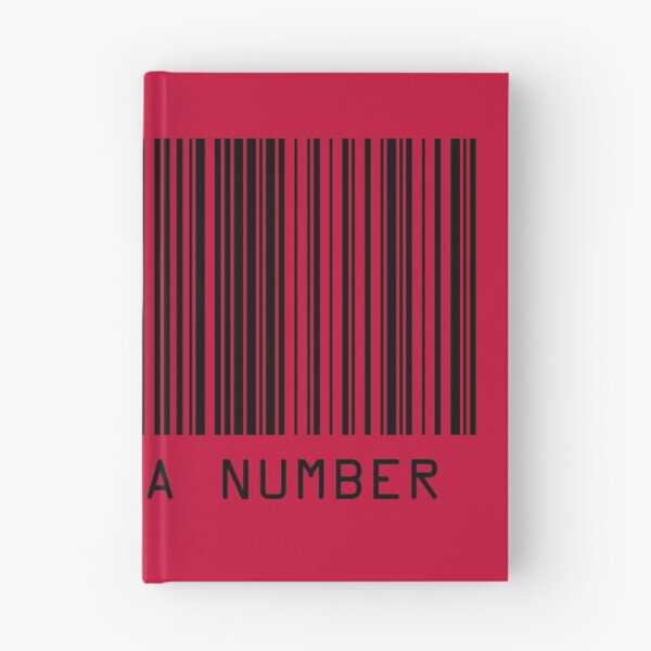 Item preview, Barcode I Am Not A Number in Red designed and sold by ArtPrints.