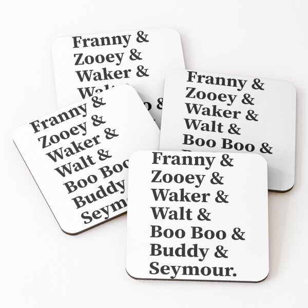 Item preview, Franny & Zooey & Waker & Walt & Boo Boo & Buddy & Seymour. J.D. Salinger designed and sold by samer11.