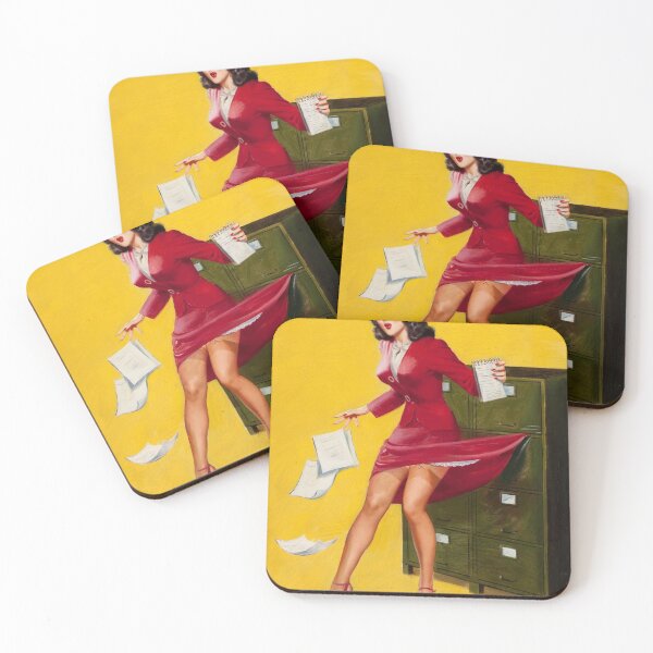 Item preview, Office Mishap Pin Up Art  designed and sold by RBEnt.