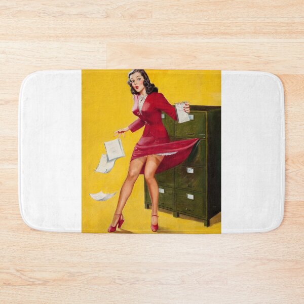 Item preview, Office Mishap Pin Up Art  designed and sold by RBEnt.