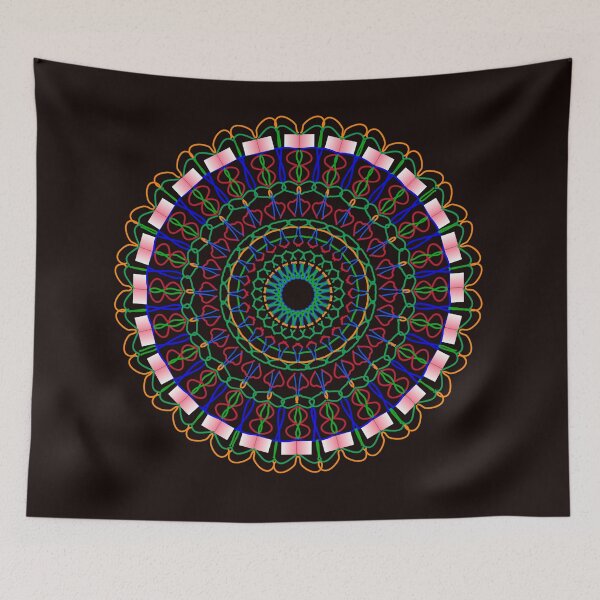 Item preview, Multicolored Mandala Psychedelic Graphic designed and sold by Crobin1961.