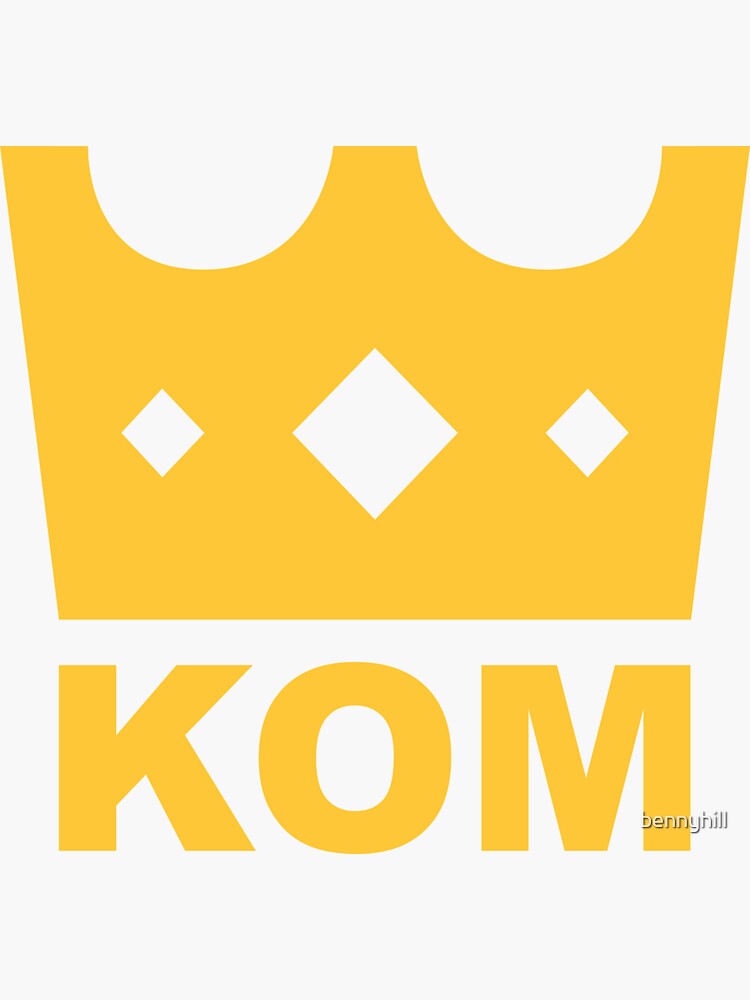 Thumbnail 3 of 3, Sticker, KOM designed and sold by bennyhill.