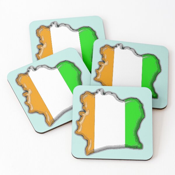 Item preview, Cote d'Ivoire Ivory Coast Map With Ivorian Flag designed and sold by Havocgirl.