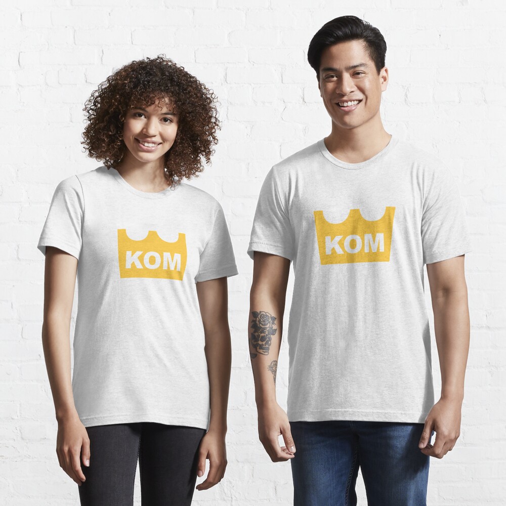 KOM" for by bennyhill Redbubble | mtb t-shirts mountainbike t-shirts - road t-shirts