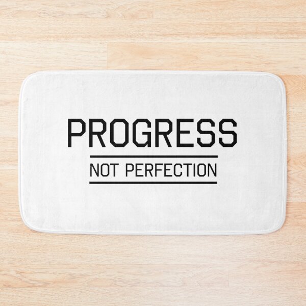 Item preview, Progress Not Perfection - Block designed and sold by SoberTeeCo.