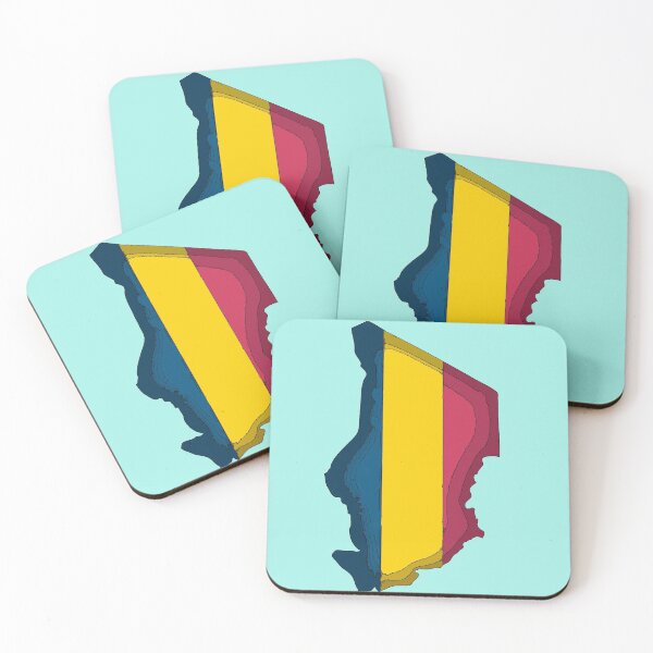 Item preview, Chad Map With Chadian Flag  designed and sold by Havocgirl.