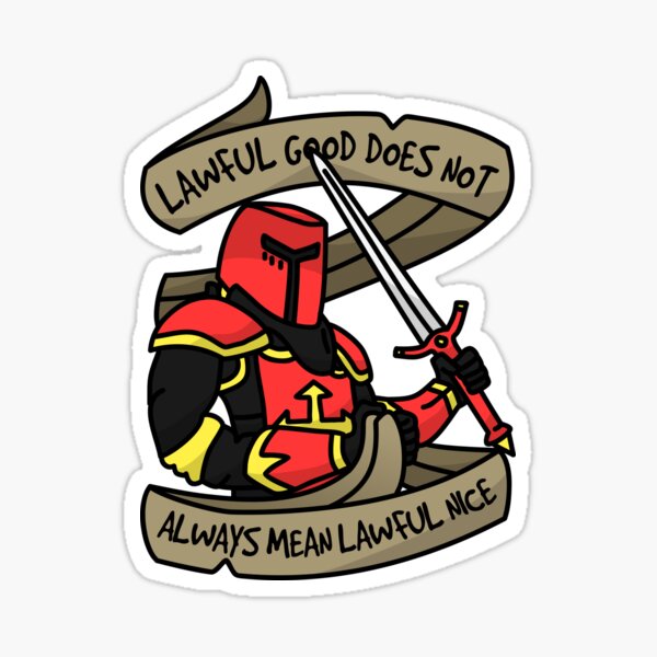 Artikel-Vorschau von Gesetzliches Gut Nicht gesetzliches Nizza Heiliger Paladin, designt und verkauft von therealsadpanda.