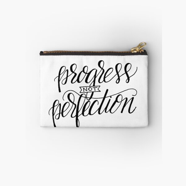 Item preview, Progress Not Perfection - Cursive designed and sold by SoberTeeCo.