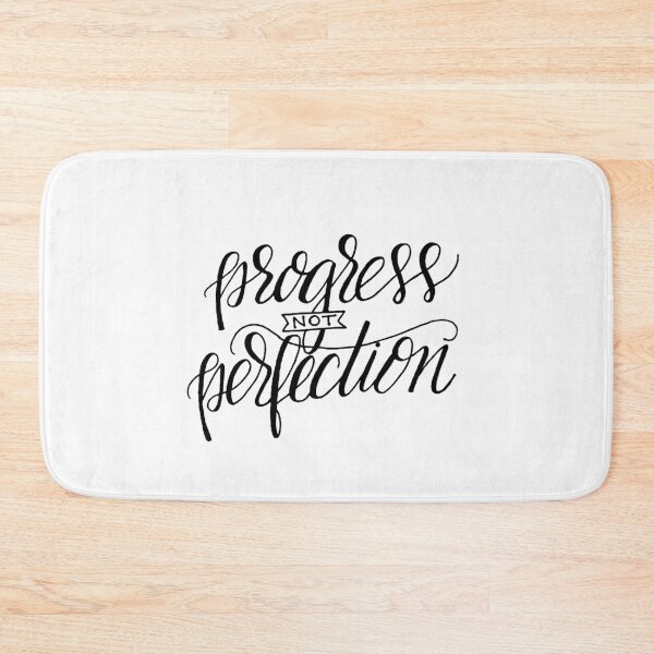 Item preview, Progress Not Perfection - Cursive designed and sold by SoberTeeCo.