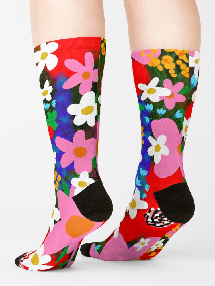 Alternate view of Flower Power! Socks
