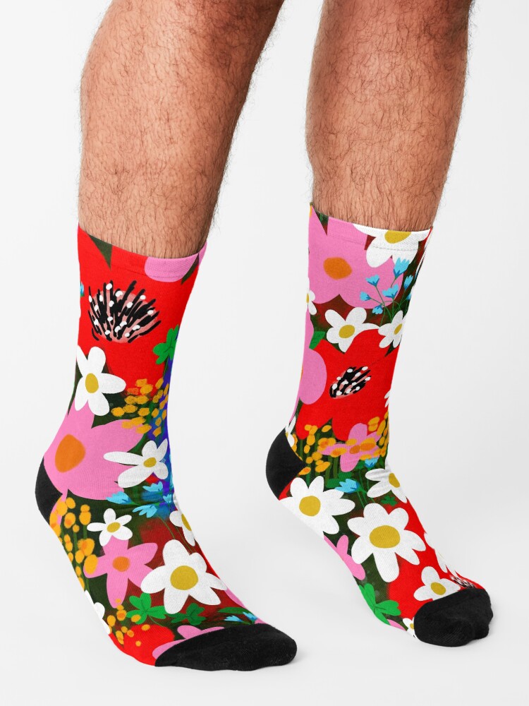 Alternate view of Flower Power! Socks