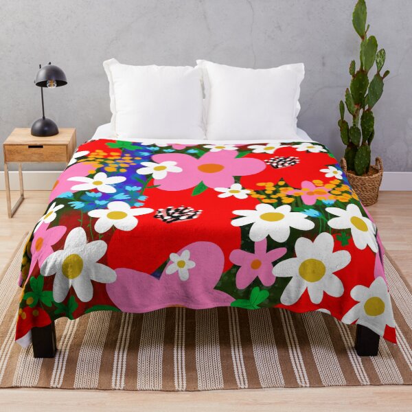 Flower Power! Throw Blanket