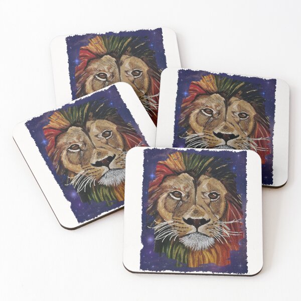Item preview, Pride Lion Space Abstract designed and sold by geekyacrylics.