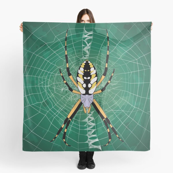 Foulards Sur Le Theme Araign C3 e Orbe Redbubble