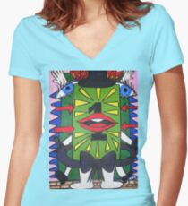 Smart Women's Fitted V-Neck T-Shirt