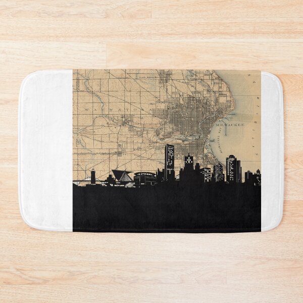 Item preview, milwaukee skyline designed and sold by BekimART.