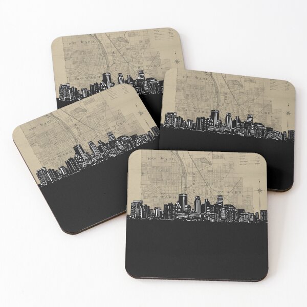 Item preview, minneapolis skyline designed and sold by BekimART.