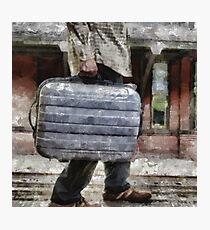 Traveling Man Photographic Print