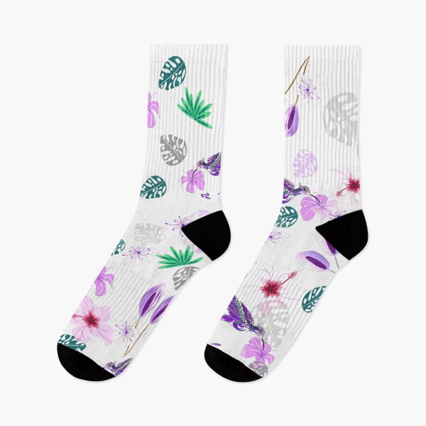 Item preview, Humming bird floral pattern designed and sold by SweetCoolVibes.