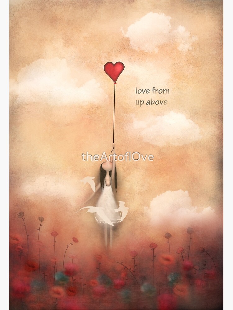 Thumbnail 3 of 3, Canvas Print, loVe from up above designed and sold by theArtoflOve.