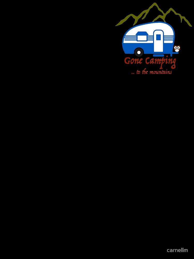 Thumbnail 7 of 7, Oversized T-Shirt, Gone Camping to the Mountains designed and sold by carnellm.