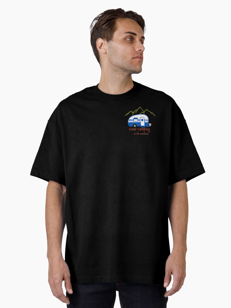 Thumbnail 2 of 7, Oversized T-Shirt, Gone Camping to the Mountains designed and sold by carnellm.