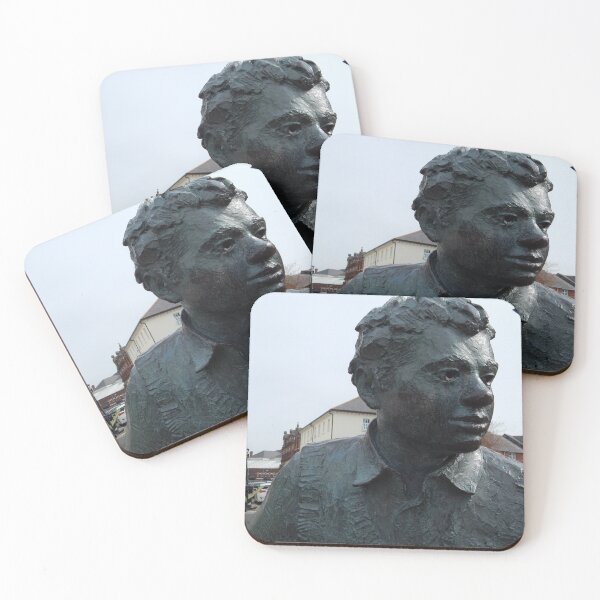 Item preview, Dylan Thomas statue  designed and sold by TheArtChappy.