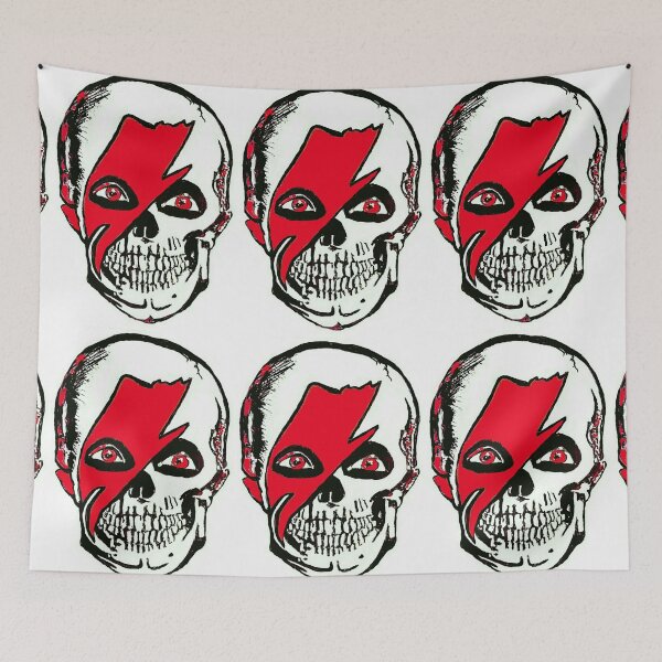 Item preview, Bolted Skull Red designed and sold by NolaJere.