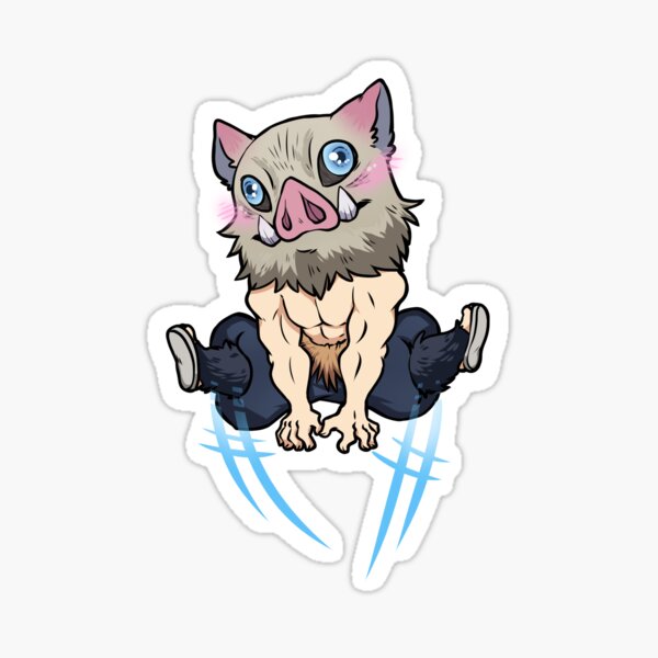 Inosuke Jump Sticker