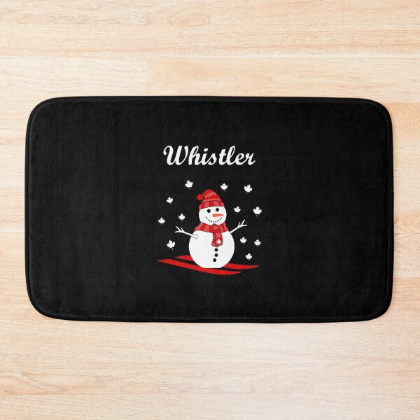 Item preview, Whistler Canada Snowman with Maple Leaf Snow Color designed and sold by TinyStarCanada.