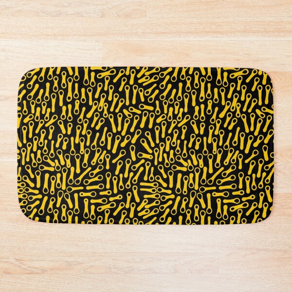 Item preview, Abstract Shapes Pattern 270919 -  Amber on Black designed and sold by Artberry.