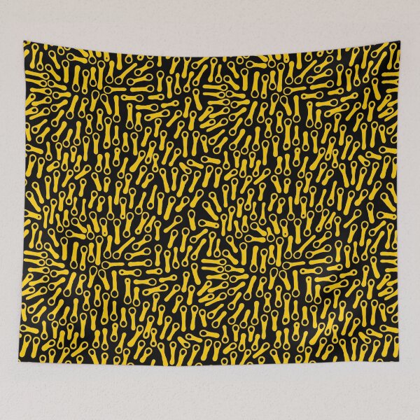 Item preview, Abstract Shapes Pattern 270919 -  Amber on Black designed and sold by Artberry.